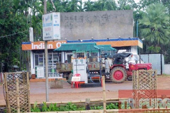 Kamalpur: Deduction in fuel price hits the sub-division with crisis
